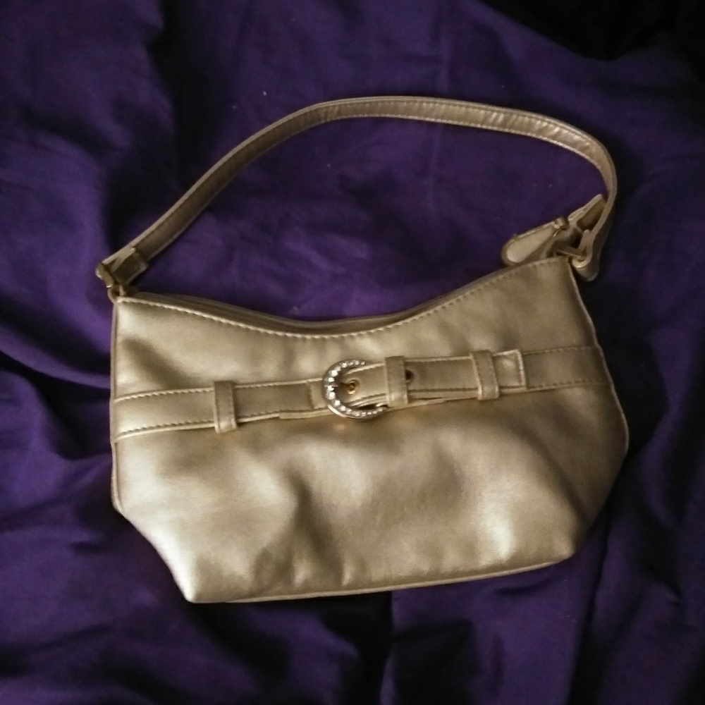 Cute Small Gold Shiny Purse